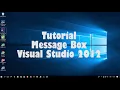 Tutorial membuat Message Box Visual Studio 2012