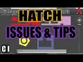 AutoCAD Hatch Problems Tips - Boundary Errors Time Saving Tricks 2 Minute Tuesday
