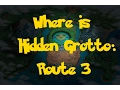 Where Is Hidden Grotto - Route 3 Location 1 Pokemon Black 2