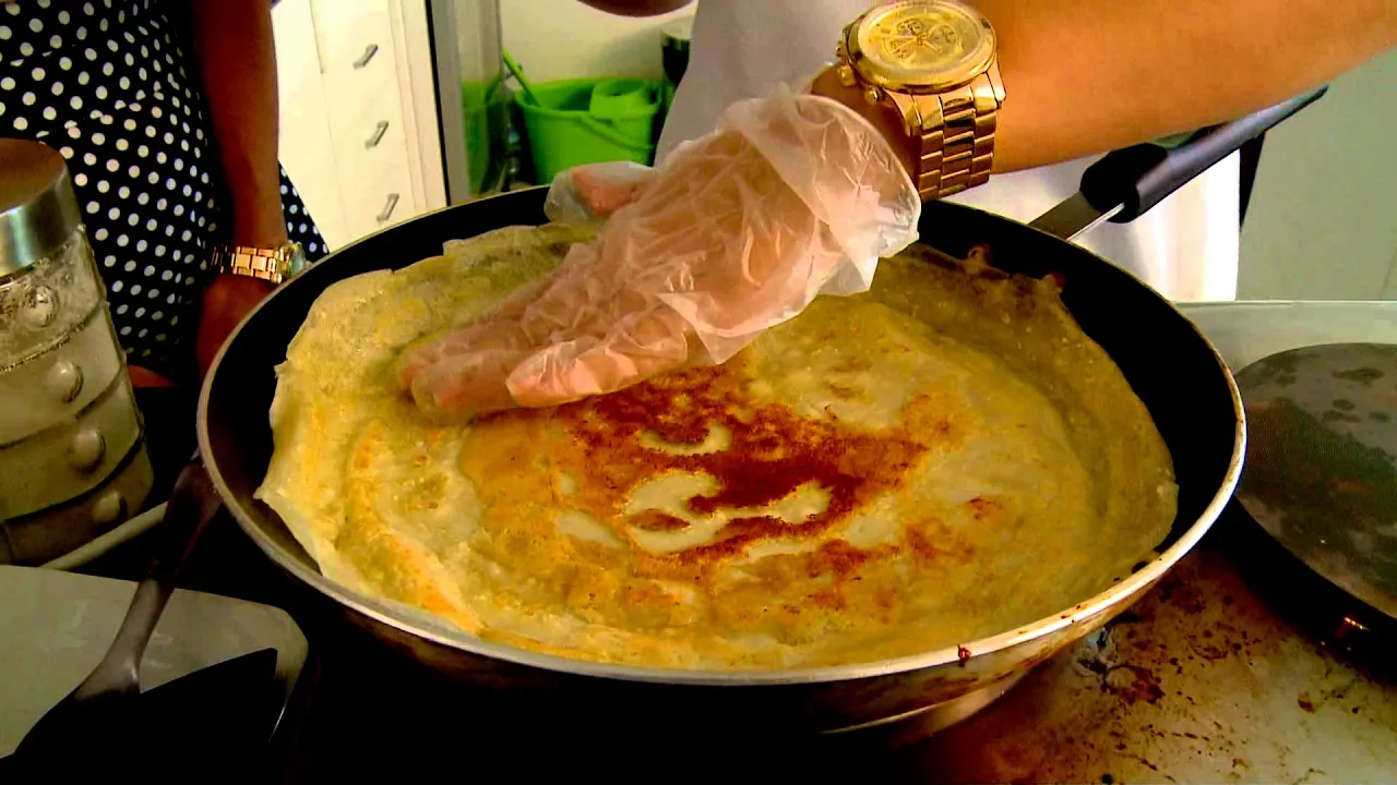 RECEITA CREPE DE BANANA COM SORVETE
