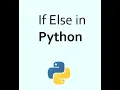 If else Nested if in Python Python lectures in
