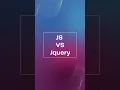 Javascript vs jQuery Web Development