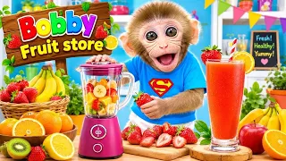 Monkey Baby Shark | Nursery Rhymes & Kids Songs |Bobby Kids Songs