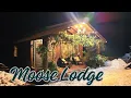Back at Moose Lodge Back to Installing the Ceiling Off-Grid Log Cabin Build