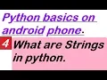 Learn Python on Android Phone - 4