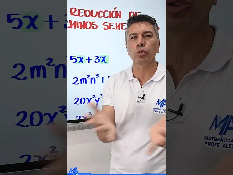 Reducción de términos semejantes
