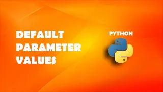 Default parameter values in Python Python Tutorials For Beginners In Hindi