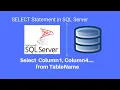 SELECT Statement in SQL Server 2021