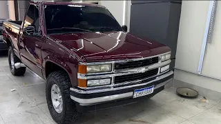 TERMINEI O DETALHAMENTO NA SILVERADO E VOU VIAJAR COM ELA