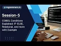 Session-5 COBOL Conditions Explained IF-ELSE Relational and more with Example