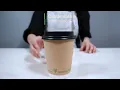 Disposable Customized Logo Printing Hollow Double Wall Kraft Paper Coffee Cups with Lid