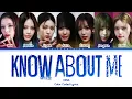 Lagu [AI COVER] How Would IZNA sing 'Know About Me' by NMIXX - Color Coded Lyrics