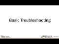 Basic Troubleshooting