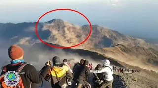 pendaki berhamburan ketakutan gunung rinjani tiba bergemuruh dan bergetar kenapa ini