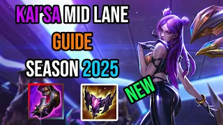The ULTIMATE KAI'SA Mid lane GUIDE for 2025