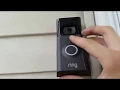 How to remove cover on ring doorbell 2