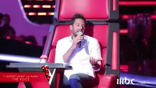شاهد رسالة محمد حماقى ل  شيرين عبدالوهاب وكاظم الساهر فى برنامج ذا فويس         دندنها
