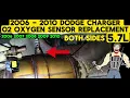 2006 - 2010 DODGE CHARGER 02 OXYGEN SENSORS REPLACEMENT TUTORIAL 5 7L 2006 2007 2008 2009 2010