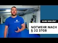 Lagu Kurz erklärt: Was ist Notwehr nach § 32 StGB?