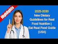 Lagu Nieuwe voedingsrichtlijnen voor een gezonde voeding met onbewerkte voedingsmiddelen | Eetgids voo...