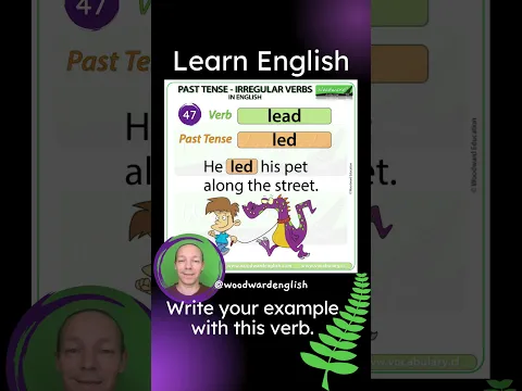 Past Tense of LEAD in English ✅ English Pronunciation of LED | Learn English Irregular Verbs