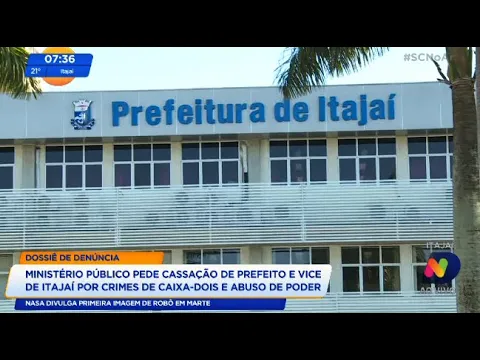 Itajaí: MP pede cassação do prefeito e vice por crimes caixa dois e abuso de poder