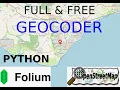 Python Folium - simple geocoder for free