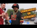 Commanders or Redskins Asking Fans