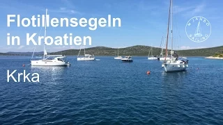 Flottillensegeln in Kroatien im Juli 2015: 2. Teil Krka-Route
