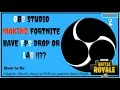 OBS STUIDO MAKING MY FORTNITE GAME HAVE FPS DROP OR LAG EASY FIX NINJA SETTINGS