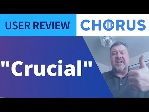 Thumbnail for Chorus' Call Recording Allows Call Playback In Order to Help Hold Employees Accountable: User Review