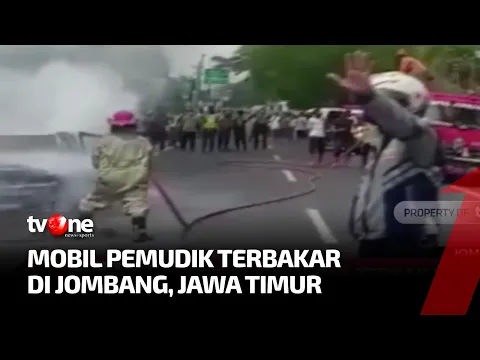 Mobil Pemudik dari Surabaya Ludes Terbakar di Jombang, Empat Orang Berhasil Menyelamatkan Diri