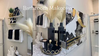 ULTIMATE BATHROOM DECORATING IDEA MAKEOVER ON A BUDGET
