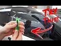 How to Hand Cut Door Window Tint for Beginners FRONT and BACK