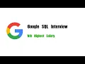Google SQL Interview Question Leetcode 177 Nth Highest Salary