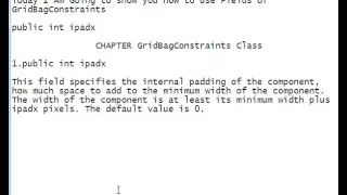 Java Programming Tutorial - GridBagConstraints-36