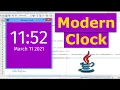 Create a Modern Digital Clock - Java Tutorial for BEGINNERS
