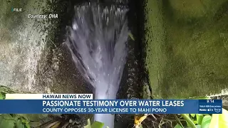 Land board sides with county and cultural water advocates to deny East Maui water lease