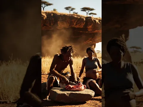 Million Years Ago | Pregnant and Gave Birth of Early Humans #bigcat #africawildanimals #shorts