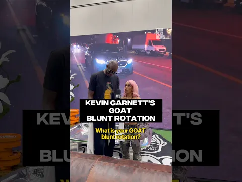 Kevin Garnett’s GOAT blunt rotation 💨💨 #kevingarnett #nba