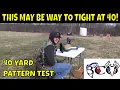 patterning the stevens 301 turkey with the patternmaster code black turkey bco review