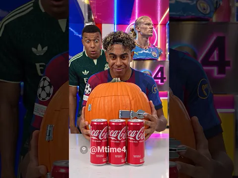 Yamal vs. Haaland: The Pumpkin Security Challenge 🎃😂 #parody #football #yamal
