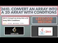 Leetcode 2610 Convert an Array Into a 2D Array With Conditions Medium Java Solution