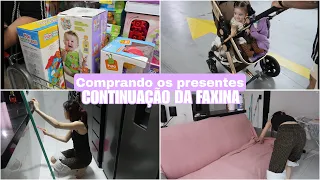 MÃE DE 5: Comprando os presentes da jadelinda, continuação da pré faxina de natal