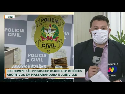 Dois homens são presos com remédios abortivos no Norte do Estado