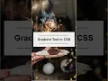 Gradient Text in CSS