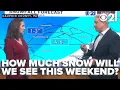 How much snow will Central PA get this weekend