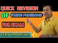 Revision of String Programs for ICSE class 10th Computer for examination YP Computer Classes