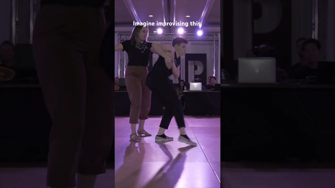 The dive is crazy! Leo Lorenzo & Tara #dance #westcoastswing #funny #magicmike