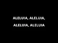 Aleluia -  Playback com Letra